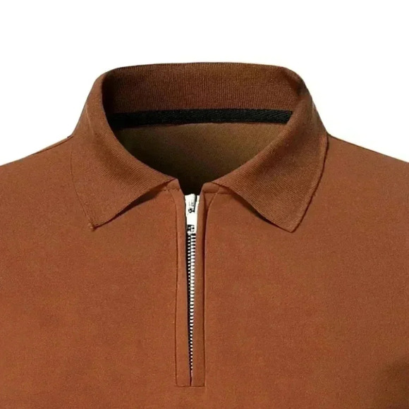 Brown Mens Polo Shirt - Picture 5 of 5